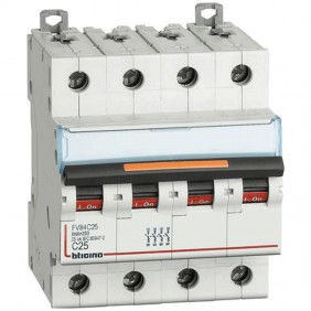 Bticino circuit breaker-4P C 25A 25kA 4 modules...