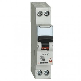 Bticino LS-Schalter 1P+N 40A 1 Modul FC881C40