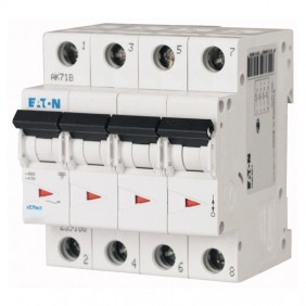 Interruptor de circuito-Eaton 16A 4 polos 6 KA...