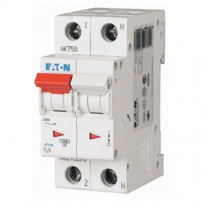 Interruptor de circuito-Eaton 10A 1P+N 4.5 KA 2...