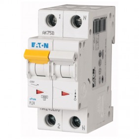 Interruptor de circuito-Eaton 25A 1P+N 4.5 KA 2...