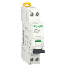 Magnetotermico Schneider Acti9 1P+N 25A 6KA C...