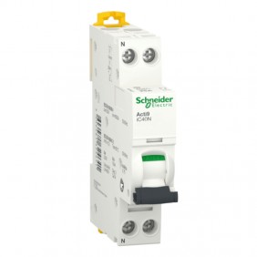 Circuit breaker Schneider Acti9 1P+N 6A 6 KA C...