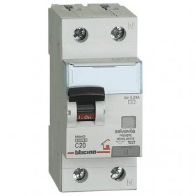 Bticino differential thermomagnetic 20A 1P+N...