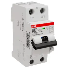 ABB 2 pole thermomagnetic circuit breaker 10A...