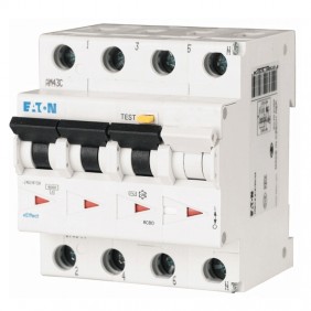 Eaton 20A 3P+E residual current circuit breaker...