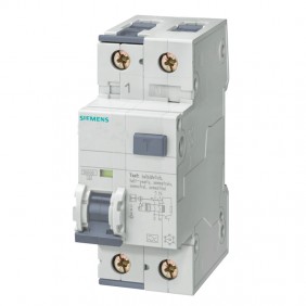 Siemens 6A 10KA 2M residual current circuit...