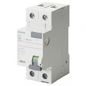 Siemens Fehlerstrom-Schutzschalter 2-polig 40A...