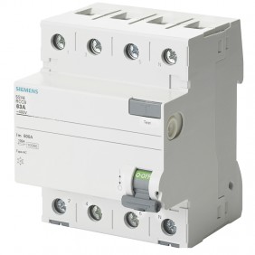 Siemens interrupteur différentiel pur 4 pôles...