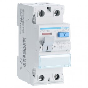 Hager residual current circuit breaker 2P 40A...