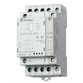 Finder contactor DIN connection 4 NO contacts...