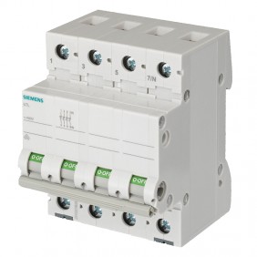 Siemens switch disconnector 3P+N 32A 4 modules...
