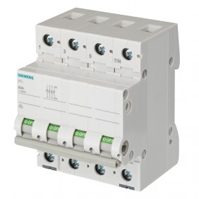 Siemens isolating switch 3P+N 63A 4 modules...