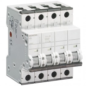 Siemens switch disconnector 4P 40A 4 modules...