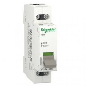 Schneider disconnector 2P 20A 1 module A9S60220