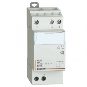 Bticino transformer for doorbells 230V/12V F90S8