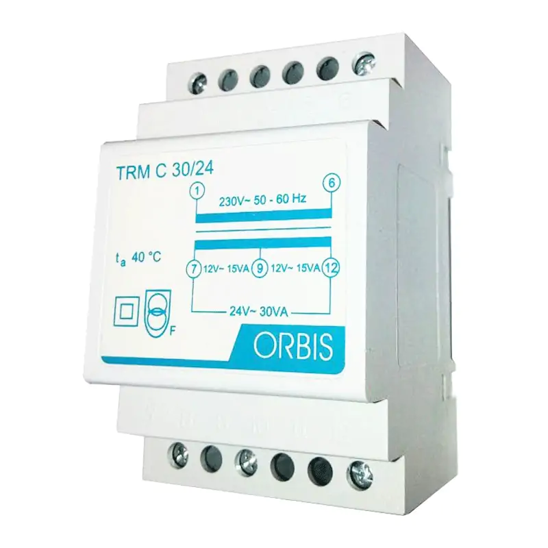 Transformateur modulaire Orbis 30VA 230 / 12-24V AC OB86C3024