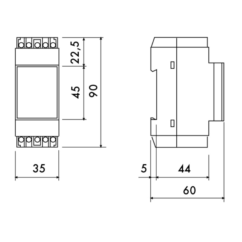 Transformateur de sécurité 24VAC / 25VA - BLOCK