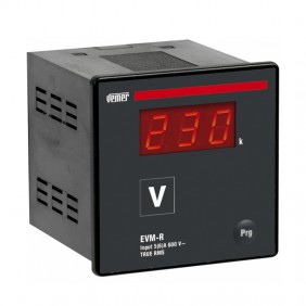 Used Vemer EVM-R voltmeter or ammeter 600VAC...