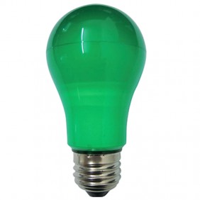 Duralamp LED 6W lamp drop green color E27 LA55G