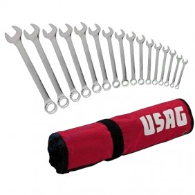 Usag 285J/B16 Combination Key Set 16 in roll-up...