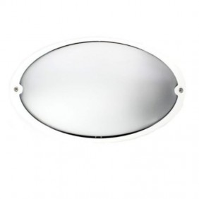 Lombardo Airy white oval ceiling light E27 IP54...