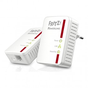 Netzwerkerweiterung Lan Powerline Fritzbox 510E...