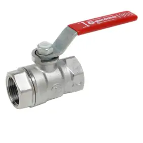 Giacomini valve ball F-F 1/2 lever handle red...