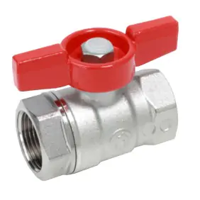 Giacomini valve connections F-F 1/2 red...