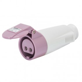 Gewiss mobile Steckdose 2P 16A IP44 violett 24V...