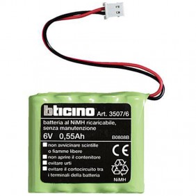 Bticino 6V 0.5Ah Batterie für Innensirenen und...