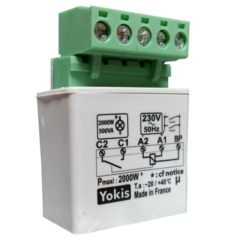 Yokis - MTR500E -Télérupteur Encastre 500W