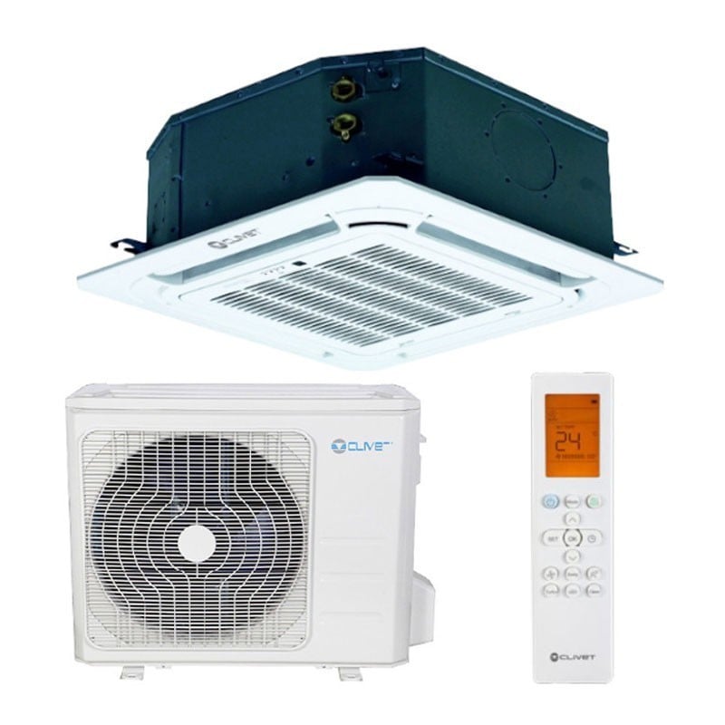 Clivet 5KW 18000btu Inverter cassette air conditioner A++/A+ R32