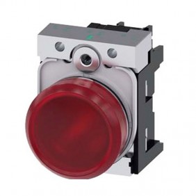 Indicatore Siemens luminoso rosso LED 230V 22mm...