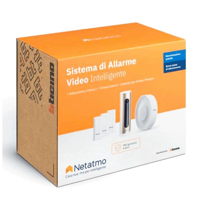 Système d'Alarme Vidéo Intelligent Bticino Netatmo Smart NBU-AS-PRO