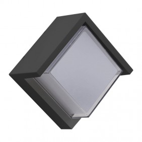 Century Pura Cube 10W 4000K Gray LED Ceiling...