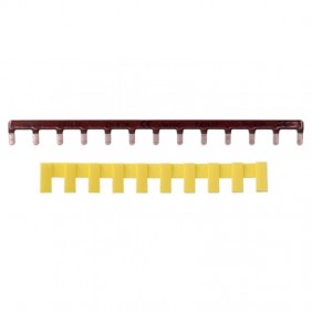 Hager Unipolar Wiring Rod 63A 1P Brown KB163P