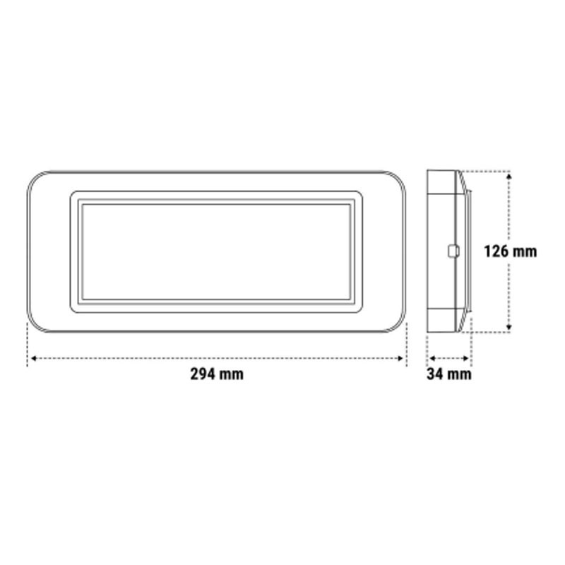 Beghelli 4103 - Lampada emergenza 11W SE COMPLETA LED