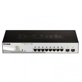 D-Link 8 Port 10/100/1K+2SFP SMART Switch...