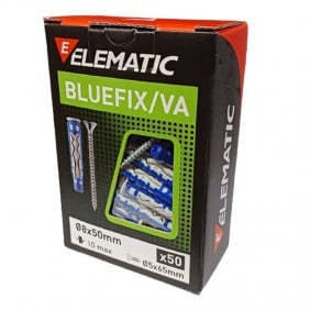Tassello Elematic Bluefix/va 8x50mm 50 pezzi...