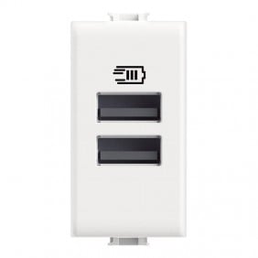 Caricatore USB Bticino MATIX 15W con 2 porte...