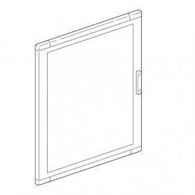 Bticino MAS glass door for LDX400 LDX800 wall...