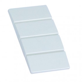 Fanton socket cover for plates white 23956