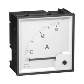 Schneider AMP analog ammeter scale 1.3In 0..50...