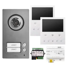 Urmet Two-Family Video Kit with MIKRA2 and 2...