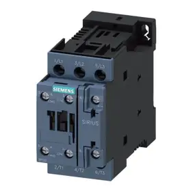 Siemens 3-pole 32A 400V power contactor 1 NO +...