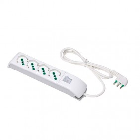 Fanton multiplug outlet with 4 two-pole schuko...