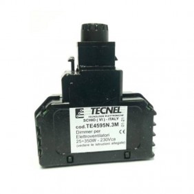 Tecnel Fan Dimmer 25-350W/230V Keystone Negro...