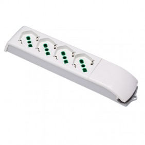 Fanton multisocket outlet with 4 two-pole...