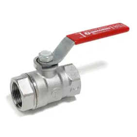 Giacomini valve ball F-F 3/4 red lever handle...
